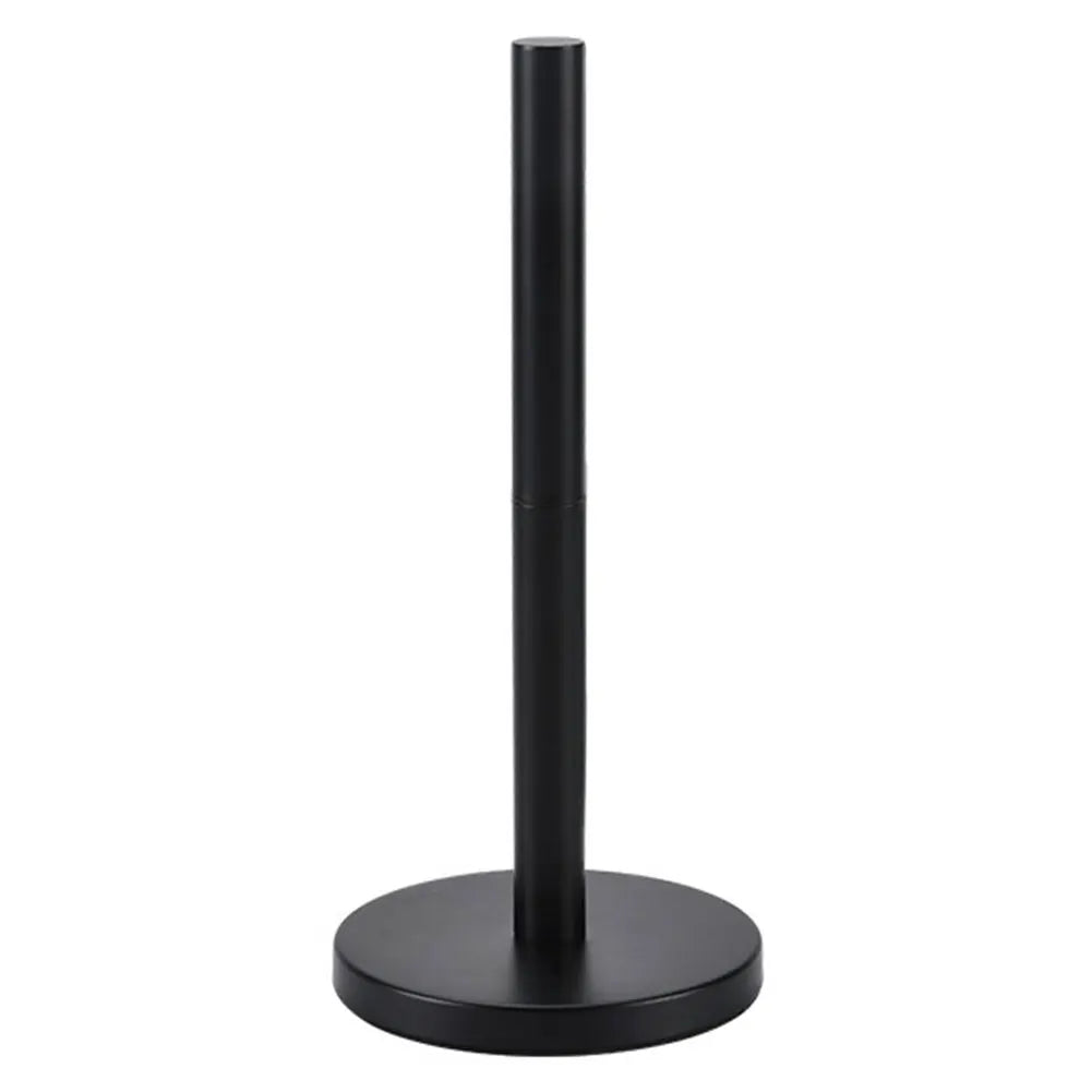 Stainless Steel Stand Paper Towel Holder with Weighted Base Kitchen Roll Holder Paper Towel Dispenser for Kitchen and Bathroom