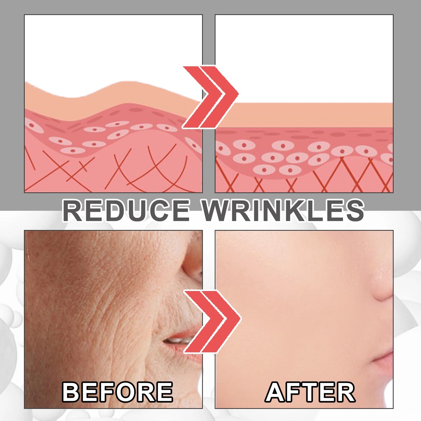 EELHOE Boost Collagen Facial Essence 30ml Deep Moisturizing Shrink Pores VitaminC Anti-aging Fade Wrinkle Lines Korean Skin Care
