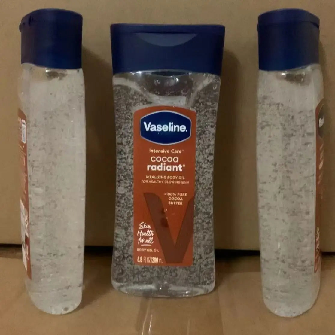 Vaseline Cocoa Body Luminous Oil 200ml Long-lasting Moisturizing Skin Care Oil Body Brightening Anti-drying Essence Care Product