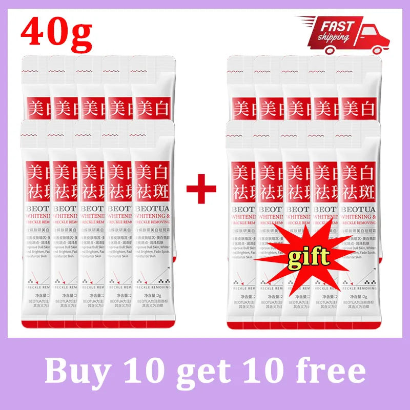 Nicotinamide Whitening Freckles Face Cream Remove Melasma Dark Spots Corrector Fade Melanin Acne Anti-Aging Brighten Skin Care