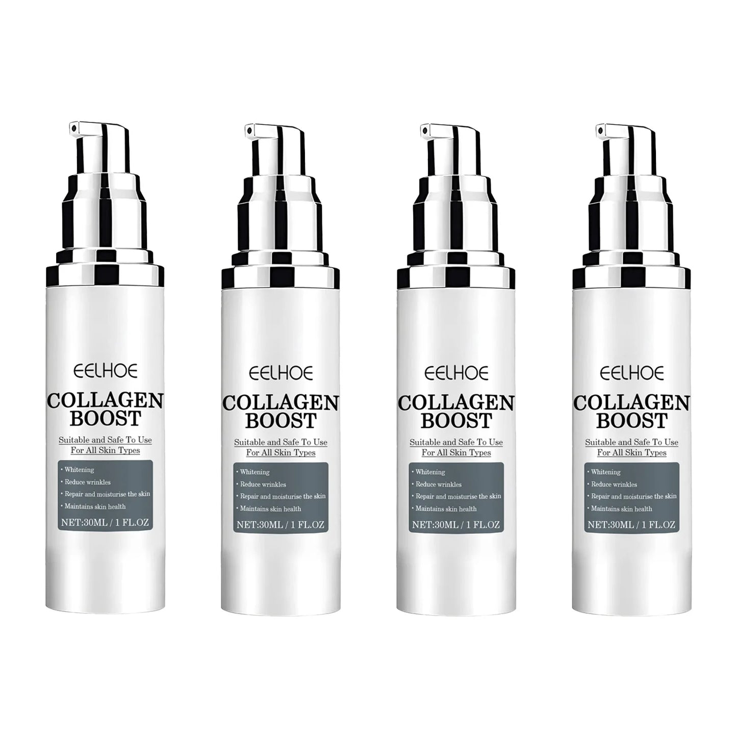 EELHOE Boost Collagen Facial Essence 30ml Deep Moisturizing Shrink Pores VitaminC Anti-aging Fade Wrinkle Lines Korean Skin Care