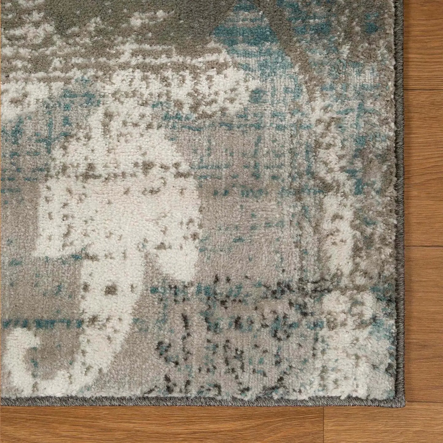 Superior Indoor Area Rug, Jute Backed, Perfect for Entryway, Office, Living/Dining Room, Bedroom, Kitchen, Floor, Modern Floral